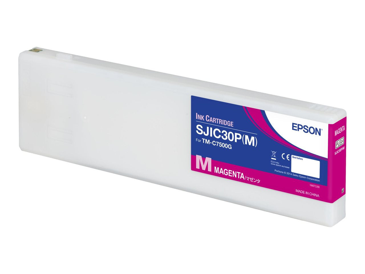 Epson Magenta ink cartridge for TM-C7500G (C33S020637) barcodes.com.au