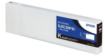 Epson Black ink cartridge for TM-C7500G Colour Label Printer (C33S020635)-Barcodes.com.au