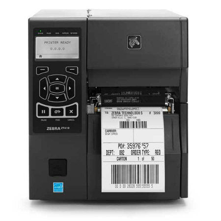 Zebra ZT410 Barcode Label Printer -Front view- Barcodes.com.au
