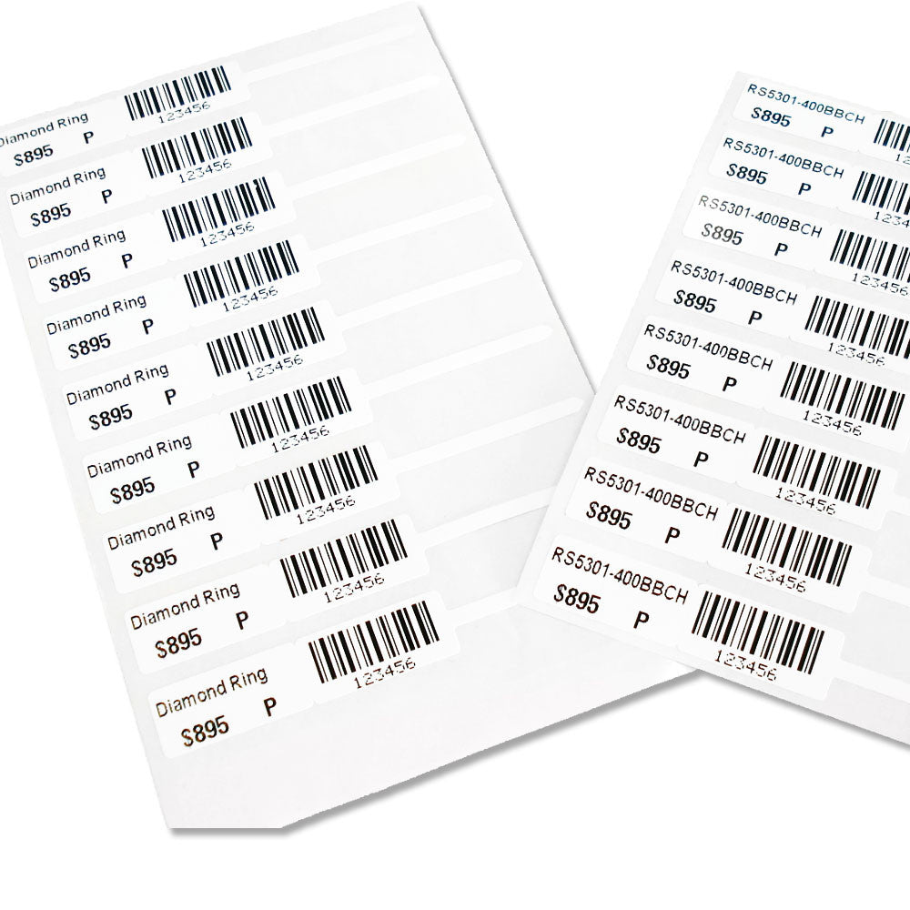 Jewellery Label Samples