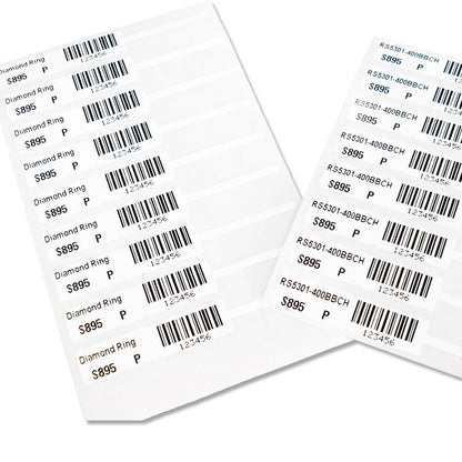 Jewellery Label Samples