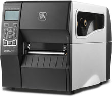 ZT230T Thermal Transfer Printer USB and Serial-side view-from barcodes.com.au