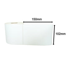 Shipping Label Roll with dimensions. 102mm by 150mm - Barcodes Group