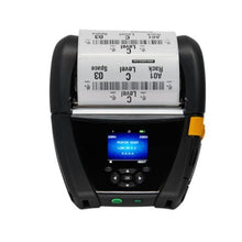Zebra ZQ630 Mobile Printer  with labels. Barcodes.com.au