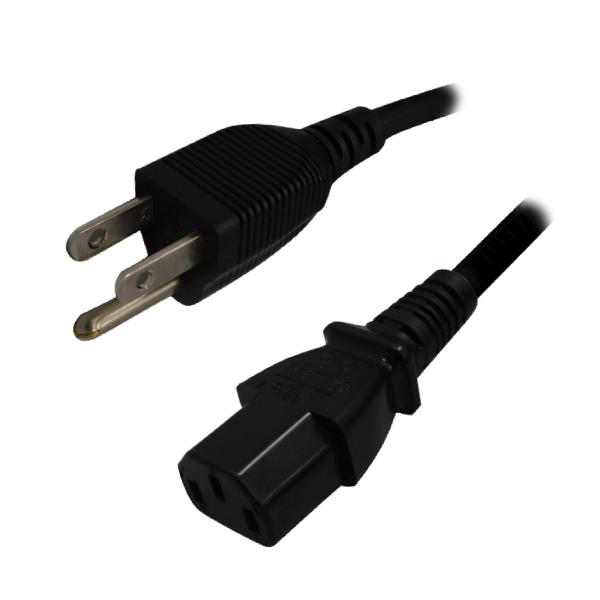 Type B, USA, Canada Plug to IEC Kettle cord1.8m. Barcodes.com.au