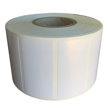 RT5025-1.25WP 50mm X 25mm TT White Polyester Roll Labels - Product Picture 1 - Barcodes.com.au