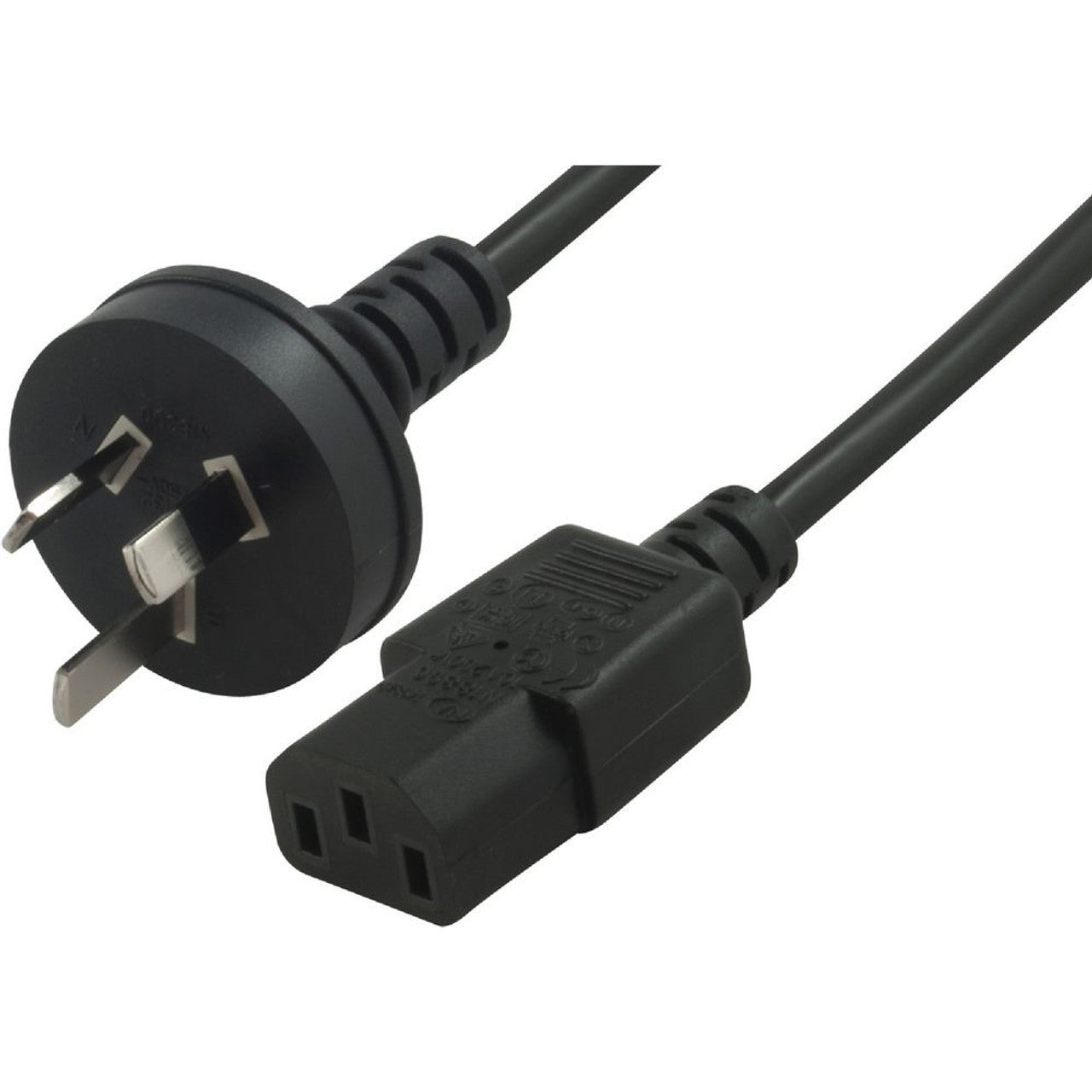 Mains Plug to IEC-C13 Power Cable - Kettle Cord - 2m
