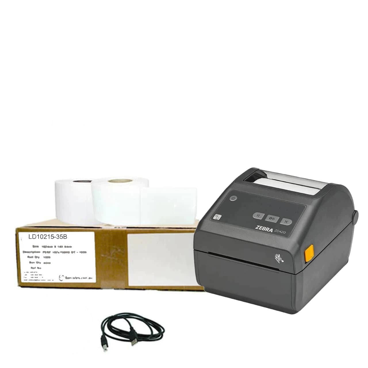 Shipping Label Printer Package Zebra ZD421D - Barcodes.com.au