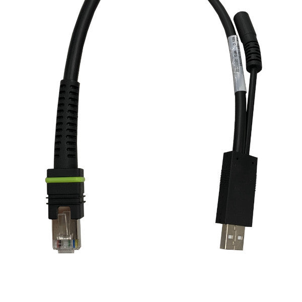 Zebra Scanner USB Cable_CBA-U242-S07PAR_Cable Ends Image_Barcodes.com.au