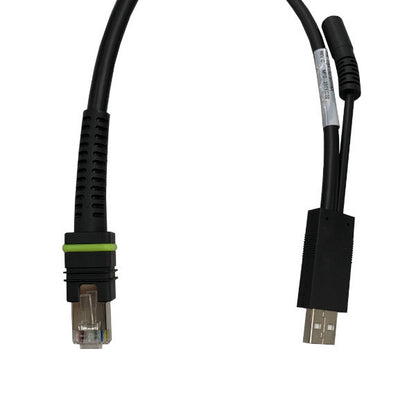 Zebra Scanner USB Cable_CBA-U242-S07PAR_Cable Ends Image_Barcodes.com.au