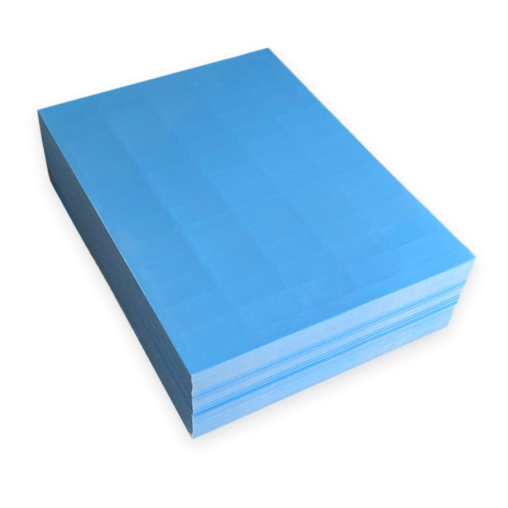 Blue A4 Sheet Labels Angle. 500 Sheets.