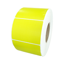 102mm x 74 mm Direct Thermal Labels LD10274Y-2-Core-From Barcodes.com.au