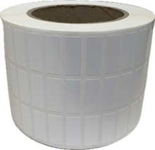 RT2597-10WP 25mm X 9.7mm TT White Polyester Roll Labels - Product Picture 1 - Barcodes.com.au