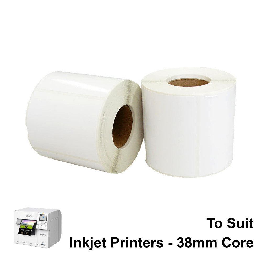 White Gloss Inkjet labels to Suit Epson colour printers