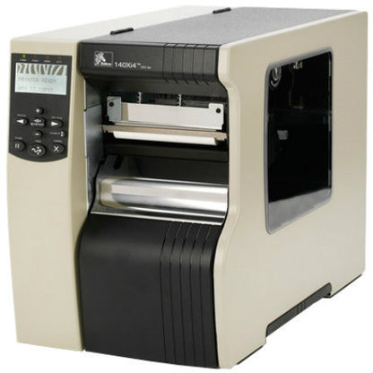 Zebra 140xi4 Industrial Label Printer -Side view- from Barcodes.com.au