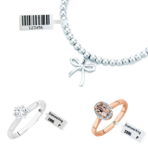 72mm X 10mm Thermal Transfer Jewellery Labels