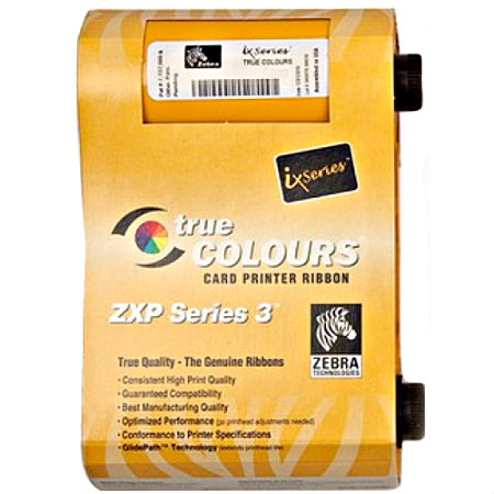 Zebra ZXP Series 3 Mono Print Black Ribbon from barcodes.com.au