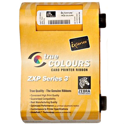 Zebra ZXP Series 3 Mono Print Black Ribbon from barcodes.com.au