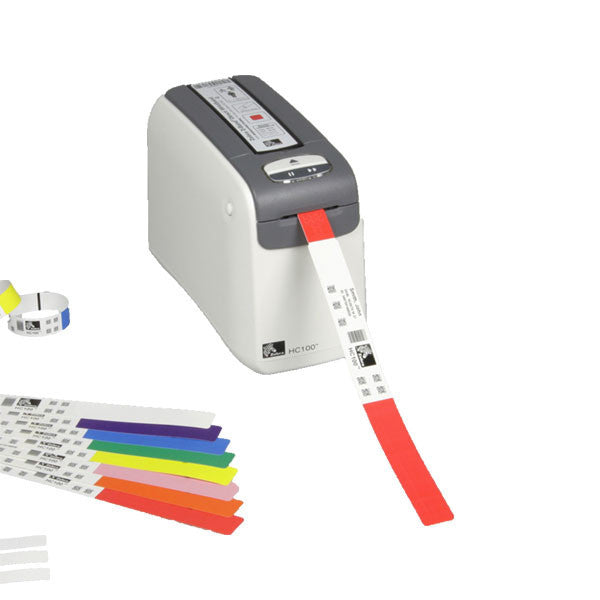 Zebra HC100 Wristband Printer (HC100-3006-0100)-Barcodes.com.au