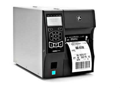 Zebra ZT410 Barcode Label Printer -Side view- Barcodes.com.au