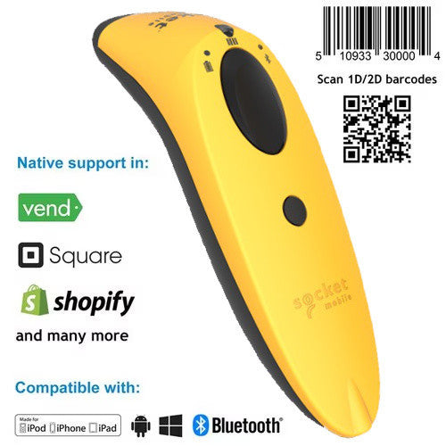 Socket S720 - Barcodes.com.au - Yellow