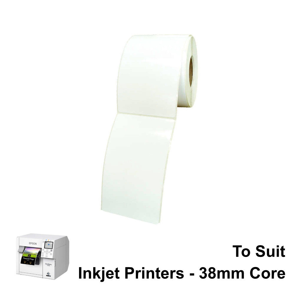 White Gloss Inkjet Rolls (LT75125WG-250A). Australian Supplier