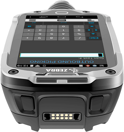 Zebra TC8000 Touch Computer- Front View