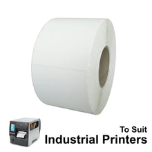 LT102150-4 Barcodes.com.au To Suit Industrial Printers 102mm X 150mm Thermal Transfer Labels/ 76mm Core/ 1000 Labels Per Roll/ 4000 Labels Per Box