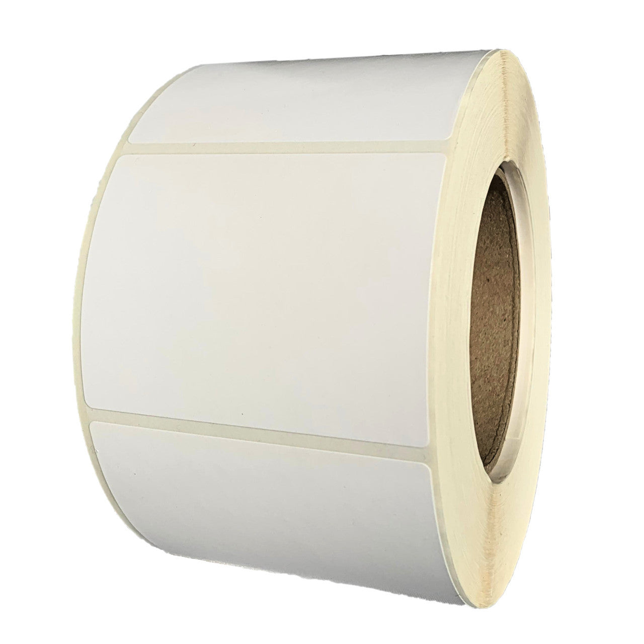 80mmX60mm Gloss Inkjet Label Roll 76mm Core - side on