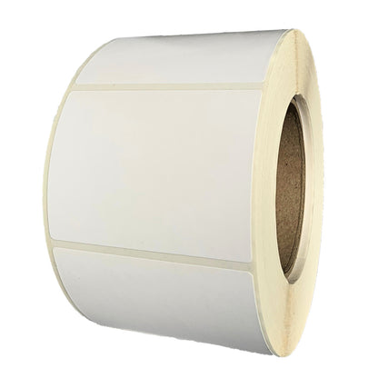 80mmX60mm Gloss Inkjet Label Roll 76mm Core - side on