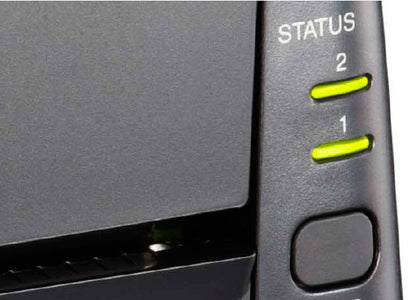 Sato WS408 Direct Transfer Desktop printer-Status light-Barcodes.com.au