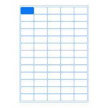 A4 Sheet Labels - 65 Labels Per Page LA465 from Barcodes.com.au
