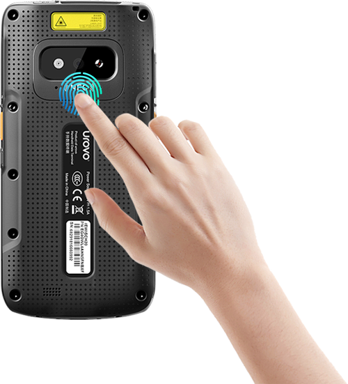 Urovo i6310 Fingerprint scan