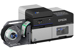 Epson ColorWorks CW-C8010 - Product picture front facing open- Barcodes.com.au