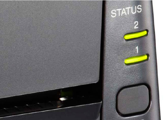 Sato WS408 Thermal Transfer Desktop printer-Status light-Barcodes.com.au