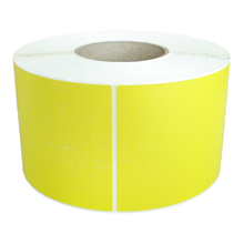 102mm X 150mm Direct Thermal Yellow Labels LD102150Y-4 -Core- from barcodes.com.au
