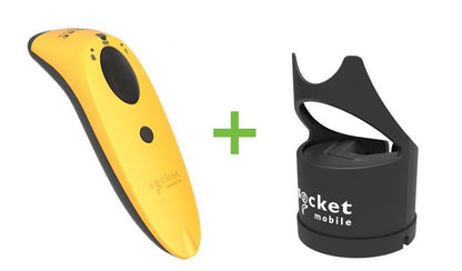 Socket S700 1D Bluetooth Scanner(Yellow) + Charging Dock